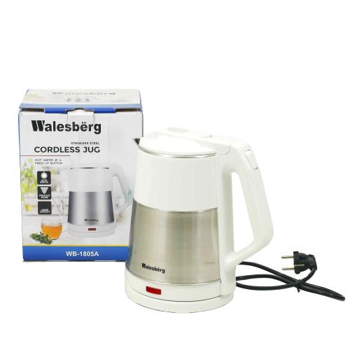 Чайник стеклянный электрический Walesberg, WB-1805A