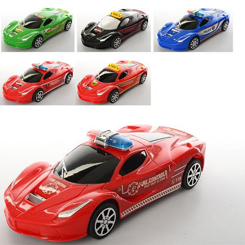 Спортивная машина, инерц-я, микс цветов, в пакете, 668-1-2-3-6801-02