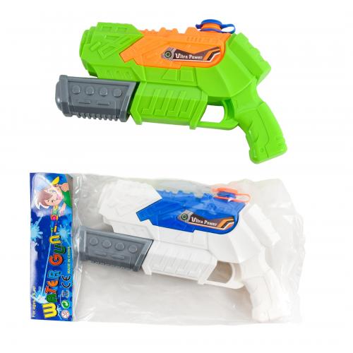 Водяной бластер помпа, размер средний, 2 цвета, в кульке, M 5851