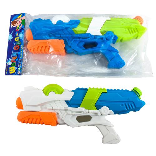Водяной бластер помпа, размер большой, 2 цвета, в кульке, 538