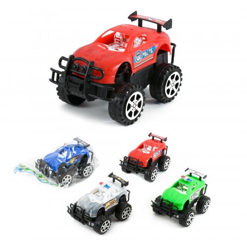 Полицейская машина, инерц-я, микс цветов, в пакете, 2685