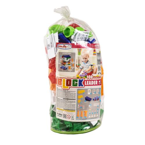 Конструктор "Лидер", 100 деталей, CP 1-052