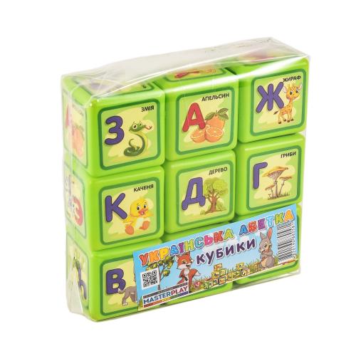 Кубики "Азбука", УКР, в плёнке, CP 1-059