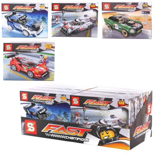 Конструктор, от 182 дет., микс видов, в кор-ке (мал.), SD6776-6779