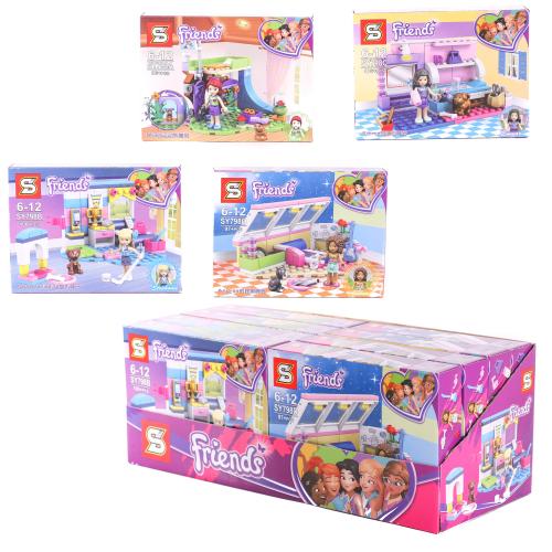 Конструктор SLUBAN, от 96 дет., в кор-ке (дев.), SY798 Конструктор SLUBAN, от 96 дет., в кор-ке (дев.), SY798