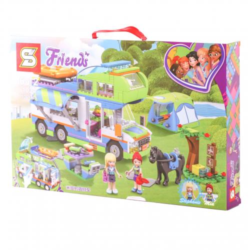 Конструктор SLUBAN, 536 дет., в кор-ке (дев.), SY1034 Конструктор SLUBAN, 536 дет., в кор-ке (дев.), SY1034