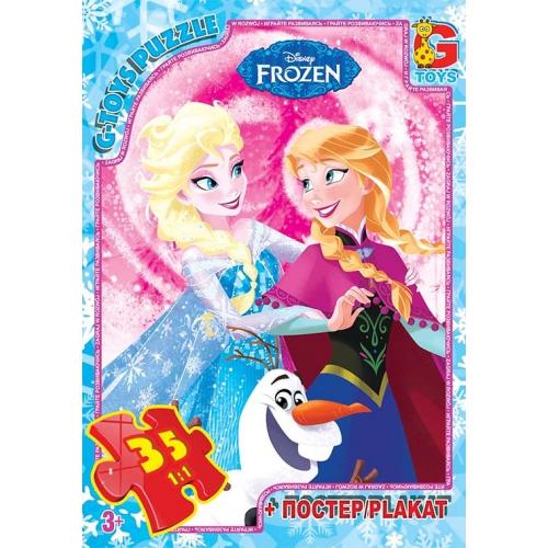 Пазлы из серии "Frozen", 35 элементов, GP-FR051