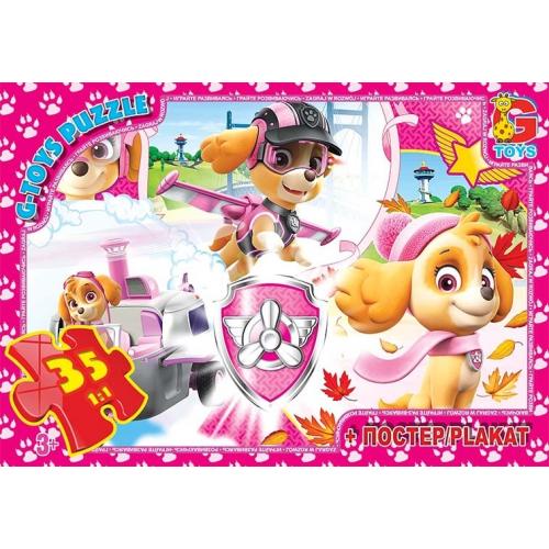 Пазли ТМ "G-Toys" із серії "Paw Patrol" (Цуценячий патруль), 35 ел., GP-PW0868 Пазли ТМ "G-Toys" із серії "Paw Patrol" (Цуценячий патруль), 35 ел., GP-PW0868