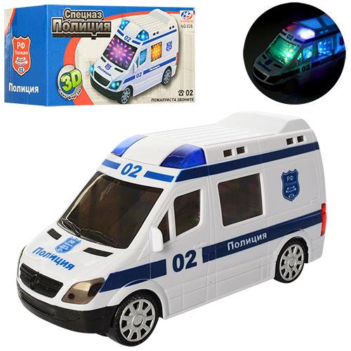 Полицейская машина, на бат., в кор-ке, 02B Полицейская машина, на бат., в кор-ке, 02B
