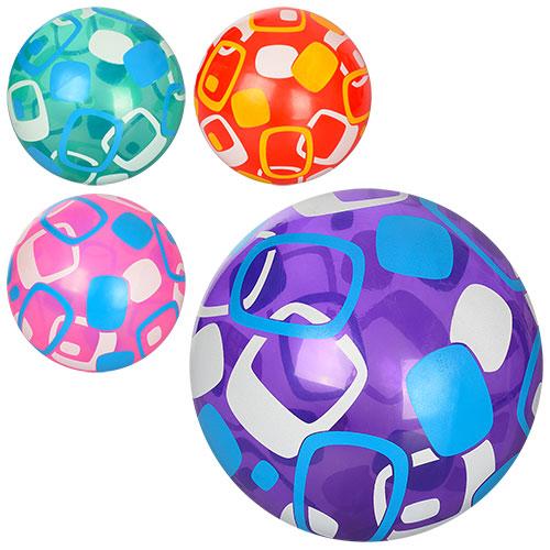 Мячик резиновый, микс цветов, в кульке, MS 0947-1