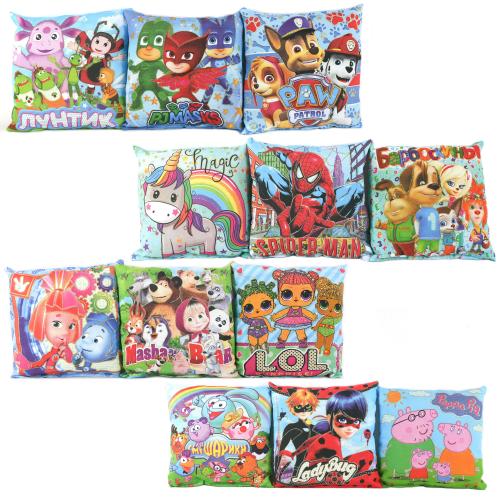 Подушка мягкая с супер героями, P 1112 Подушка мягкая с супер героями, P 1112