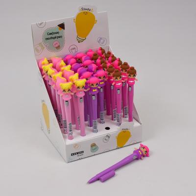 Ручка "Кукла", шариковая, свет, (цена за штуку), LK-8239-L