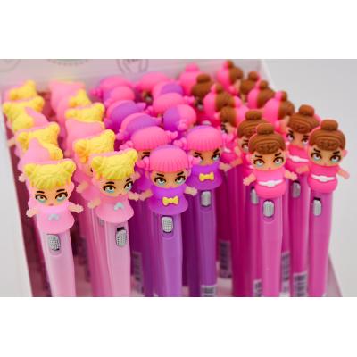 Ручка "Кукла", шариковая, свет, (цена за штуку), LK-8239-L
