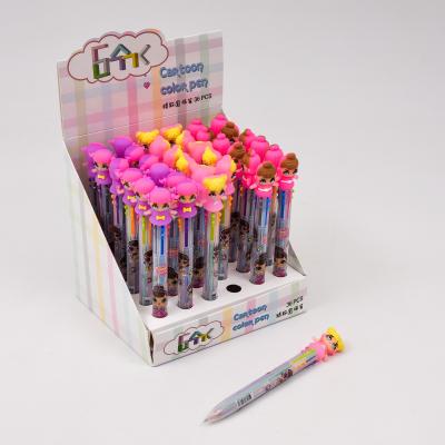 Ручка "Куколка", шариковая, 6 цветов (цена за штуку), LK-8799-L
