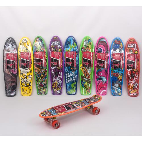 Скейт Пенни, микс цветов, в пакете, MS 0748-6 Скейт Пенни, микс цветов, в пакете, MS 0748-6