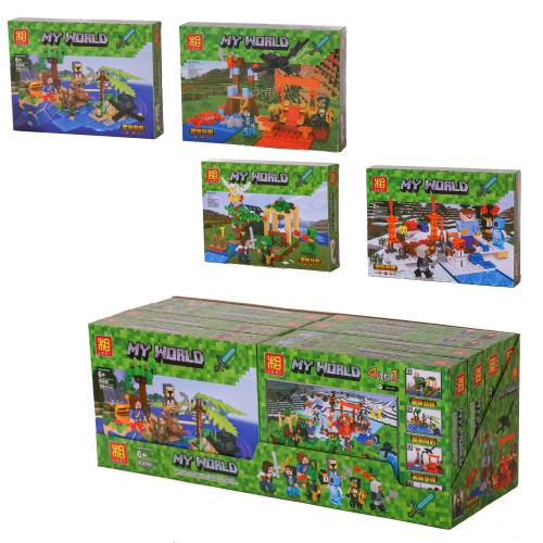 Конструктор Minecraft, микс видов, в кор-ке (мал.), 93050