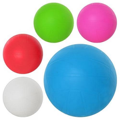 Мячик резиновый, волейбольный, микс цветов, в кульке, MS 0020