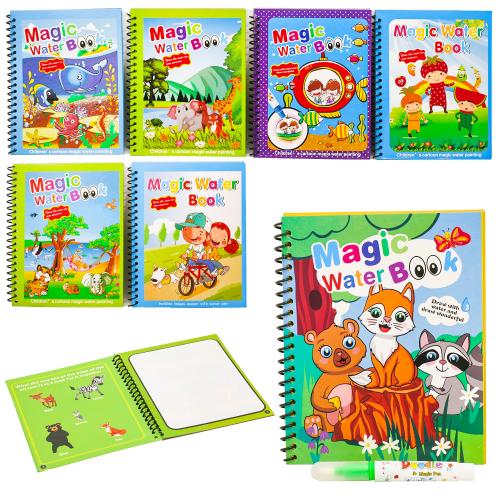 Дитяча книжка для малювання водою, CD-828-9 Дитяча книжка для малювання водою, CD-828-9