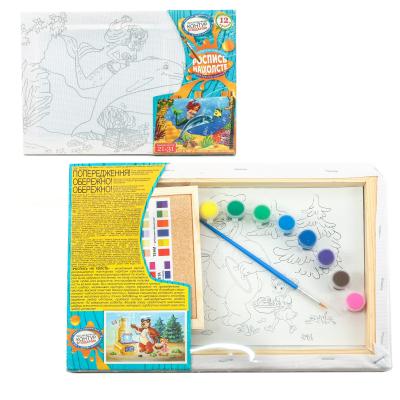 Набор для творчества "Раскраска на холсте", ДТ-ОО-09-66