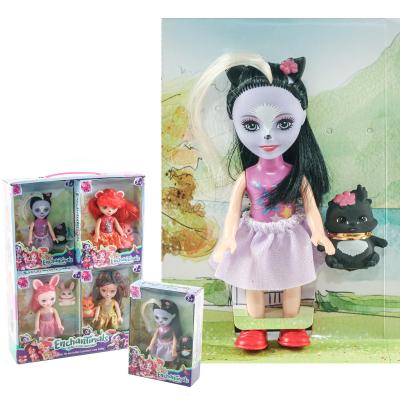 Лялька 15 см, 4 види, в дисплеї, 1228B