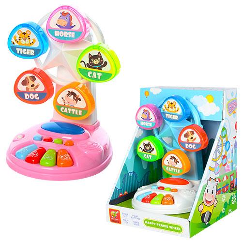 Колесо обозрения, музыкальное, 2 цвета, в кор-ке, NO-6615 Колесо обозрения, музыкальное, 2 цвета, в кор-ке, NO-6615