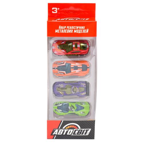 Набор транспорта, металл, в кор-ке, AS-1951