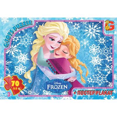 Пазли ТМ "G-Toys" із серії "Frouzen" (Льодяне Сердце), 70 ел.	