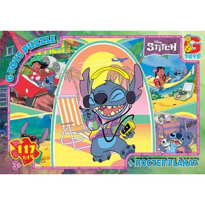 Пазли ТМ "G-Toys" із серії "Stitch", 117 ел.	