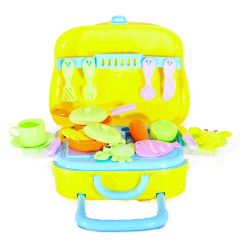 Продукты и посуда, в чемодане, 528C-1-2 Продукты и посуда, в чемодане, 528C-1-2