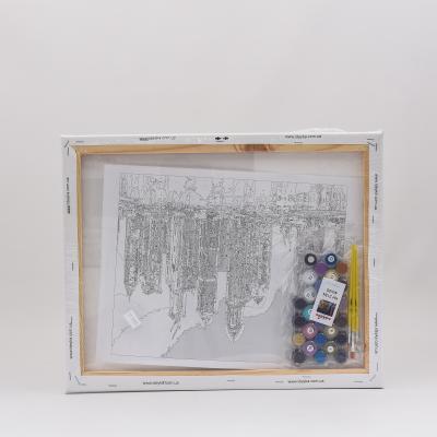 Набор для росписи по номерам "Ночной мегаполис", 40х50 см, ID-KHO2184