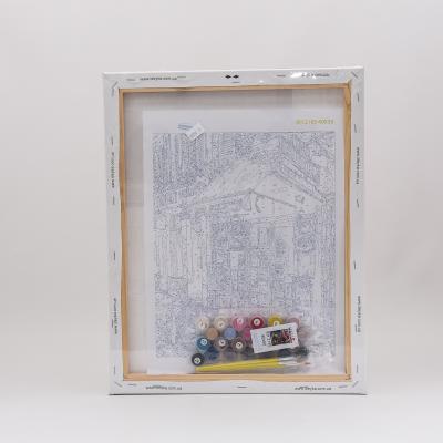 Набор для росписи по номерам "Любимый магазинчик", 40х50 см, ID-KHO2195