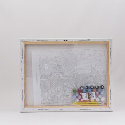 Набор для росписи по номерам "Красочные тюльпани Голландии", 40х50 см, ID-KHO2224