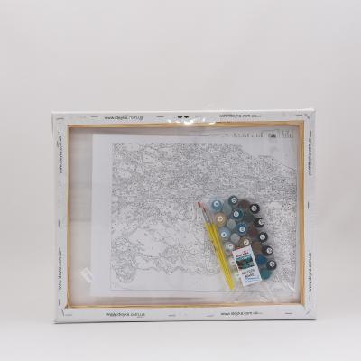 Набор для росписи по номерам "Прибрежное утро", 40х50 см, ID-KHO2229