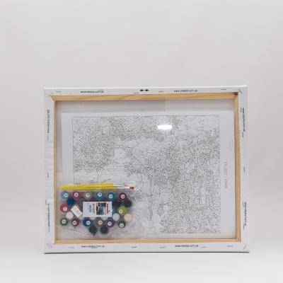 Набор для росписи по номерам "На заре", 40х50 см, ID-KHO2237