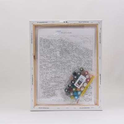 Набор для росписи по номерам "Живописная бухта", 40х50 см, ID-KHO2273