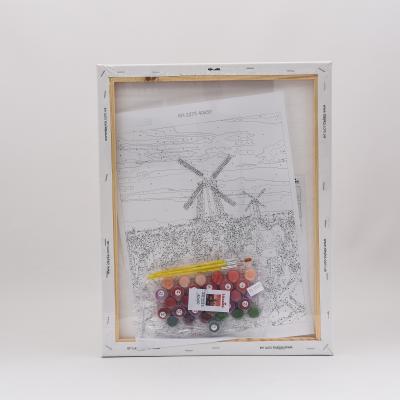 Набор для росписи по номерам "Тюльпаны на западе", 40х50 см, ID-KHO2275