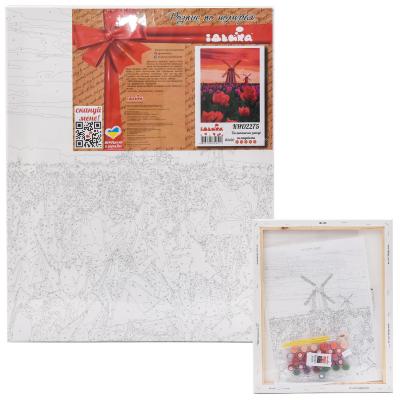 Набор для росписи по номерам "Тюльпаны на западе", 40х50 см, ID-KHO2275