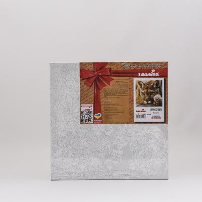 Набор для росписи по номерам "Хищница", 40х40 см, ID-KHO2485