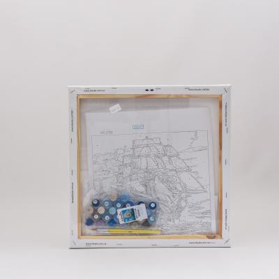 Набор для росписи по номерам "На всех парусах", 40х40 см, ID-KHO2708