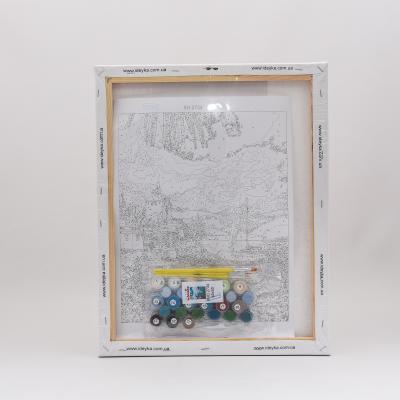 Набор для росписи по номерам "Утро в Швейцарии", 40х50 см, ID-KHO2734