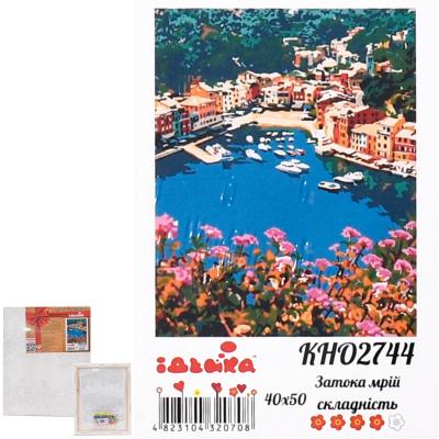 Набор для росписи по номерам "Залив мечты", 40х50 см, ID-KHO2744 Набор для росписи по номерам "Залив мечты", 40х50 см, ID-KHO2744