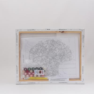 Набор для росписи по номерам "Жаркие тюльпаны", 40х50 см, ID-KHO3058