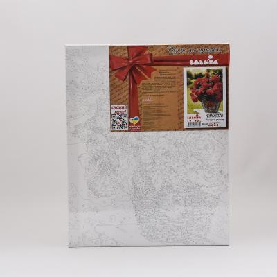 Набор для росписи по номерам "Подарок в корзине", 40х50 см, ID-KHO3078