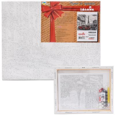 Набор для росписи по номерам "Парижское утро", 40х50 см, ID-KHO3514