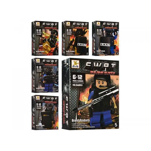 Конструктор SWAT, микс видов, в кор-ке (мал.), SM353