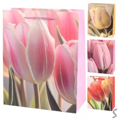 Пакет подарунковий S "Tulips" 18*23*10см
