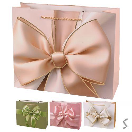 Пакет подарунковий M "Bow" 32*26*11см, R34590-M