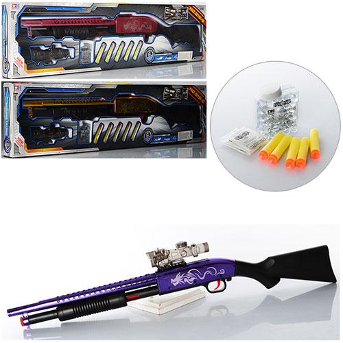 Автомат, вод.пули, 3 цвета, в кор-ке, 919-6