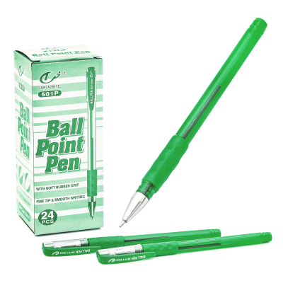 Ручка масляна зелена