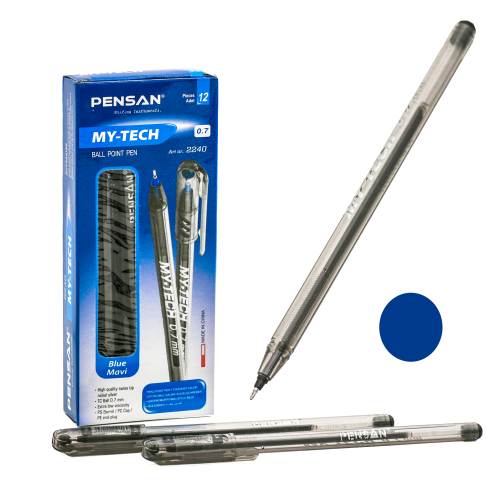 Ручка кулькова MY-Tech чорна, 2240-S Ручка кулькова MY-Tech чорна, 2240-S